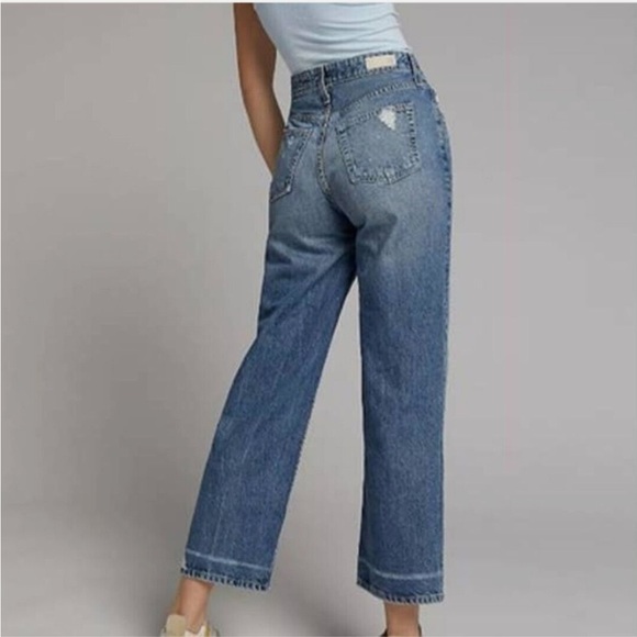 NWT AG Adriano Goldschmied Knoxx High Rise Baggy Boyfriend Jeans SZ 30 Z491 - Picture 2 of 6